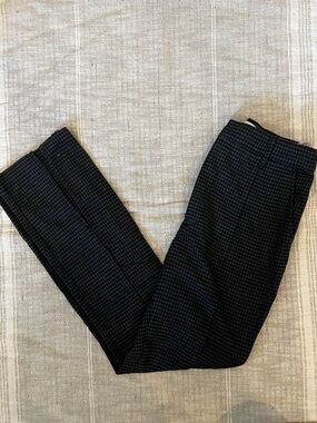 Abercrombie & Fitch Black Houndstooth Dress Pants